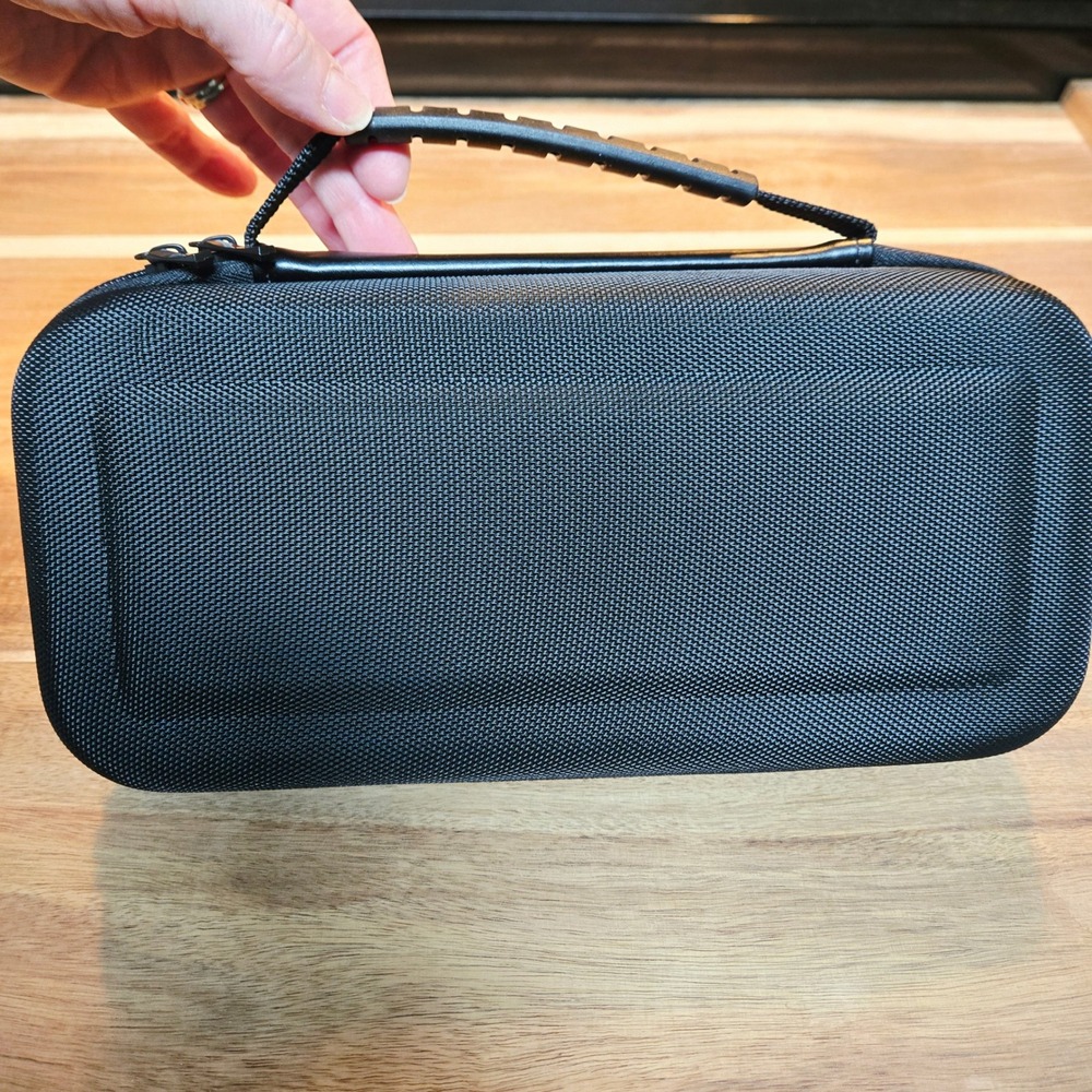 Hard Shell Handheld Gaming Console Carrying Case Black Travel Bag 4 Switch Deck